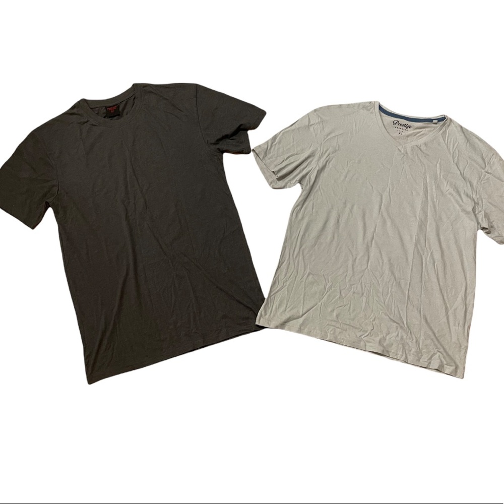 Prestige Menswear Set of Two Gray Shirts